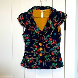 Unique vintage vest - small
